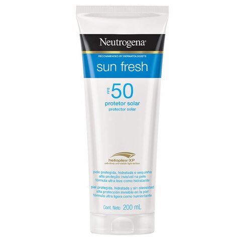 Neutrogena Sun Fresh Protector Solar Fps 50 Para Cuerpo Y Rostro