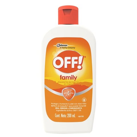 Off Family Repelente De Insectos En Crema Con Aloe Vera