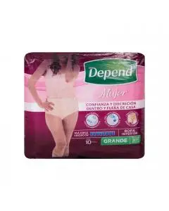 Calzon desechable depend deals