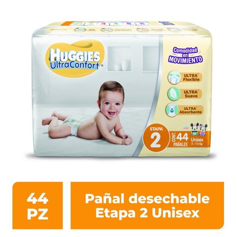 Huggies Ultraconfort Pañales Unisex Etapa 2