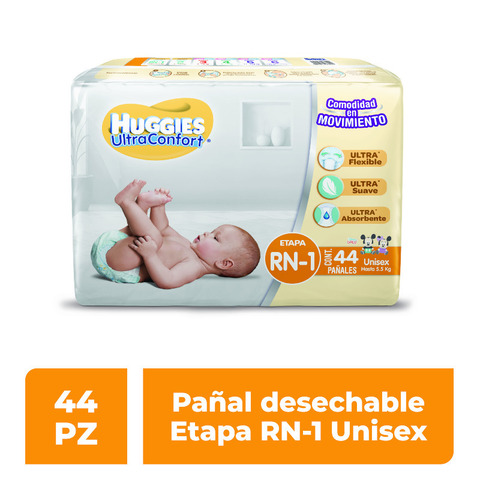 Huggies Ultraconfort Pañales Unisex Recien Nacido