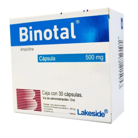 Binotal 500 Mg 30 Cápsulas Caja