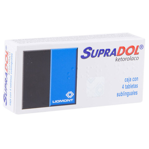 Supradol Sublingual 4 Tabletas Caja