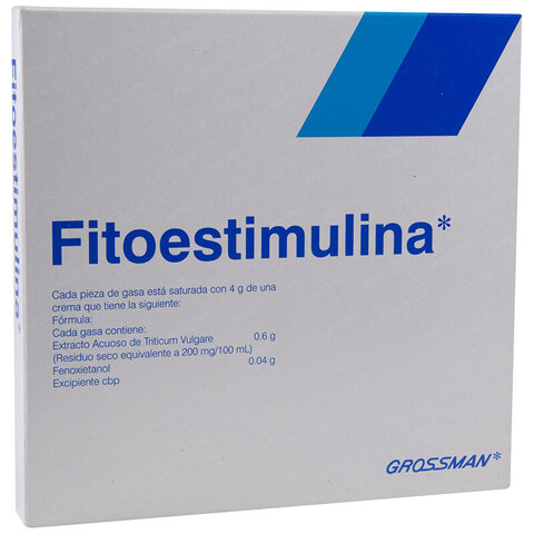 Fitoestimulina Gasa Esterilizada 10 Piezas Sobre