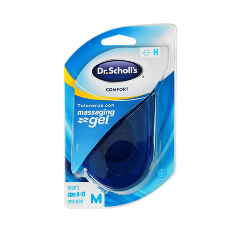 Dr Scholls Confort Talonera De Gel Para Hombre Talla 26-31 Cm