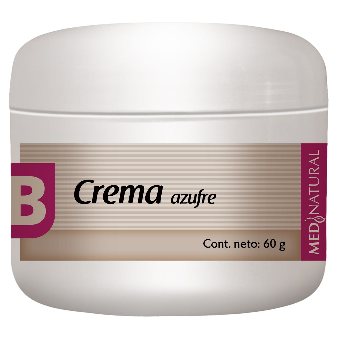 Medinatural Crema Con Azufre 50 G