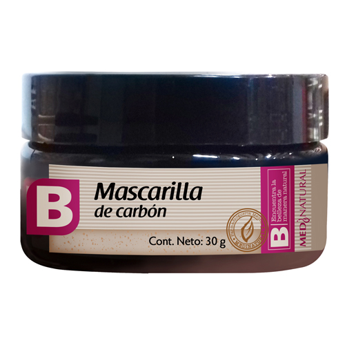 Medinatural Mascarilla Con Carbón Activado 30 G