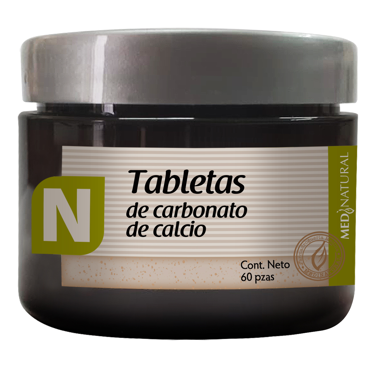 Medinatural Carbonato De Calcio En Tabletas G