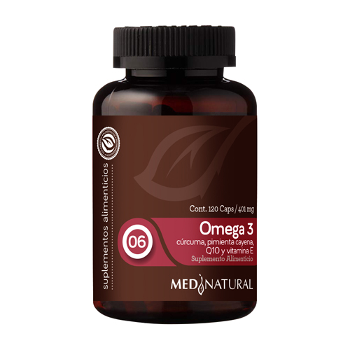 Medinatural Capsulas De Curcuma, Omega 3 Y Pimienta Cayetana Ml