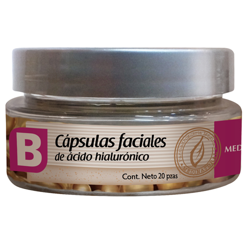 Medinatural Capsulas Faciales De Acido Hialuronico P 20