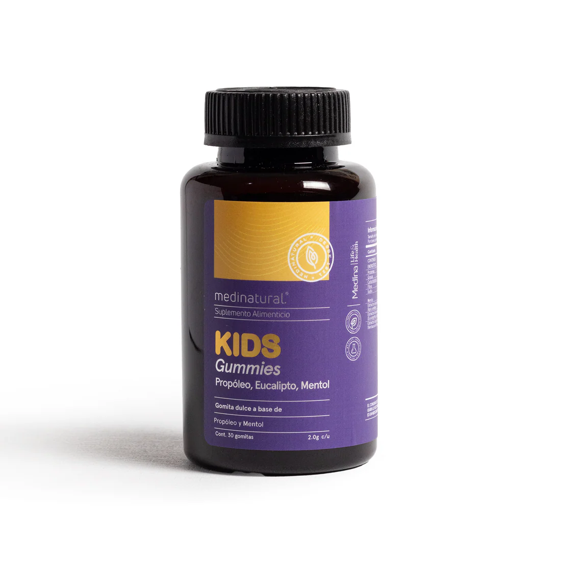 Medinatural Propoleo Eucalipto Mentol Gomitas Kids 30pzas