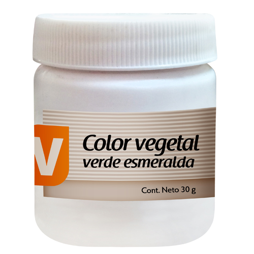 Medinatural Color Vegetal Verde Esmeralda 30 G