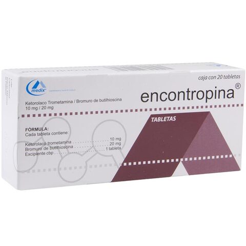 Encontropina 20 Tableta Caja