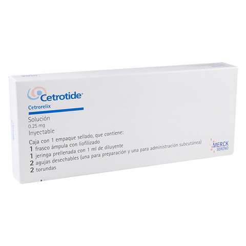 Cetrotide Inyectable 1 Pieza Frasco Ámpula