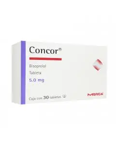 Concor 30 Tabletas Caja