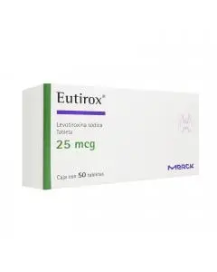 Eutirox 50 Tableta Caja