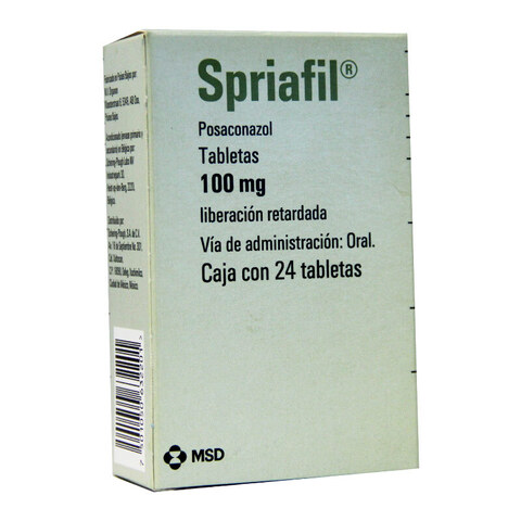 Spriafil Oral 24 Tabletas Caja