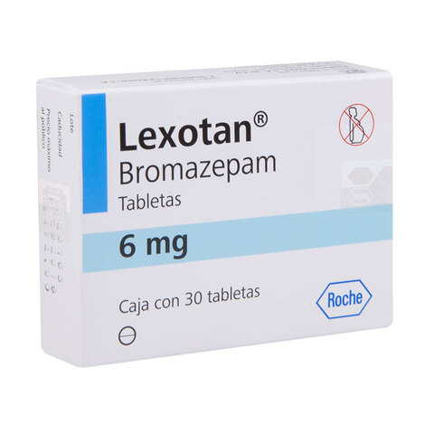 Lexotan 30 Tabletas Caja