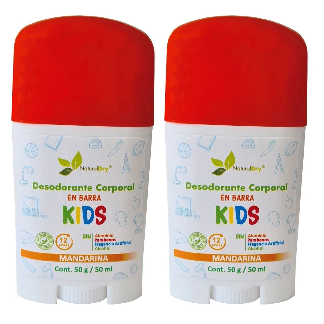 Natural Dry Desodorante Natural Kids Mandarina 50g