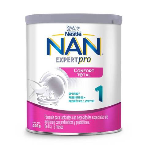 Nan Expertpro Confort Total Etapa 1 Fórmula Para Lactantes De 0 A 12 Meses