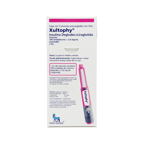 Xultophy 3 Jeringa Prellenada Caja