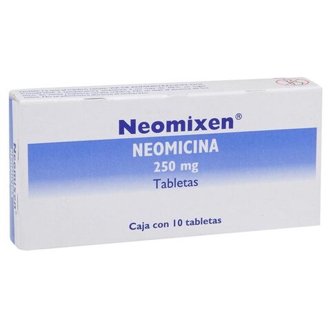 Neomixen Neomicina 10 Tableta Caja