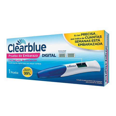 Clear Blue Prueba De Embarazo Con Indicador