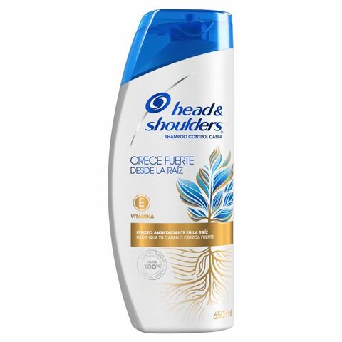 Head & Shoulders Shampoo Control Caspa Crece Fuerte Desde La Raíz Vitamina E Efecto Antioxidante