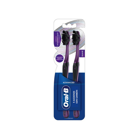 Oral B Cepillo Dental Suave Advanced Remoción De Manchas Superficiales