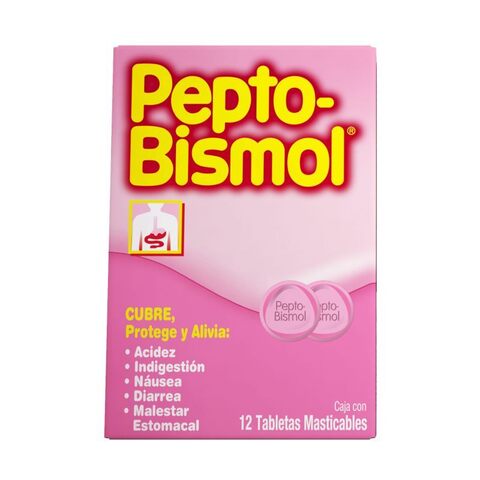 Pepto Bismol Tabletas Masticables