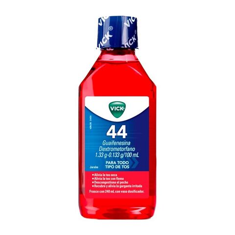 Vick 44 Para Tos Seca Y Con Flemas Sabor Cereza