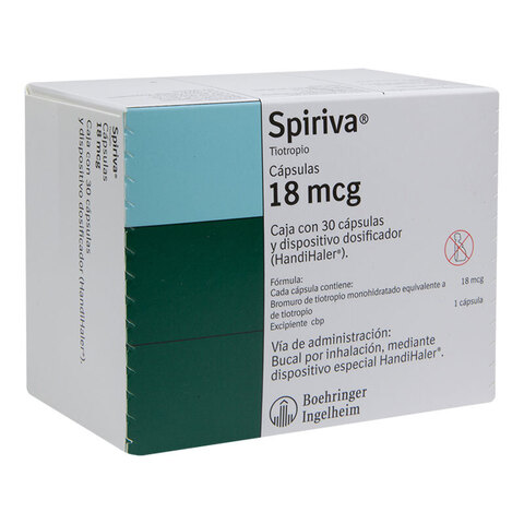 Spiriva Dispositivo Dosificador 30 Cápsulas Caja