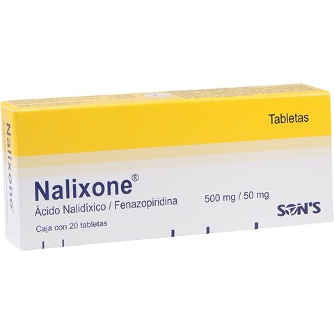 Ácido Nalidixico 500 Mg Fenazopiridina 50 Mg