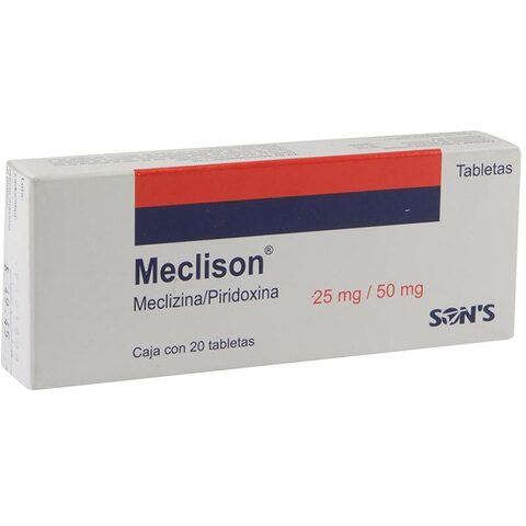 Clorhidrato De Meclizina 25 Mg Piridoxina 50 Mg