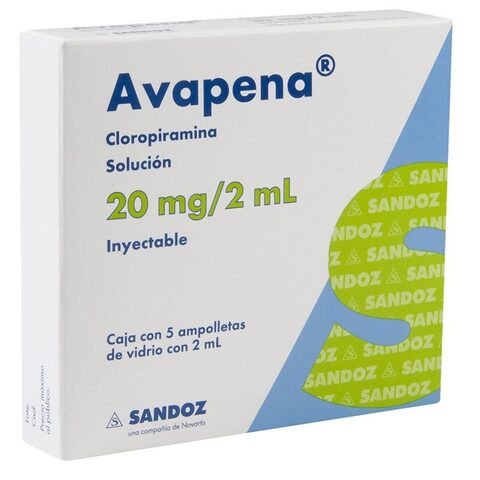 Avapena Inyección 5 Solución Ampolleta