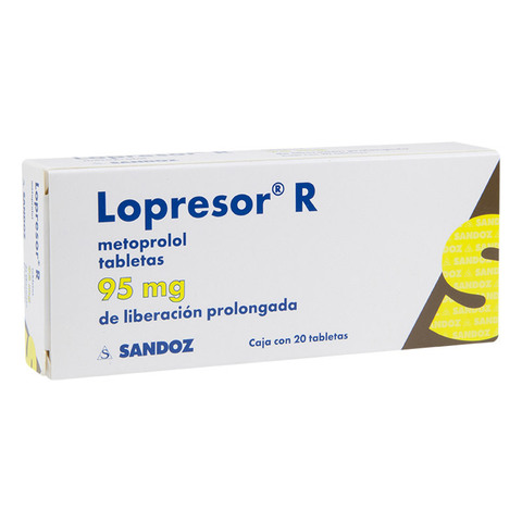 Lopresor R 20 Tableta Frasco