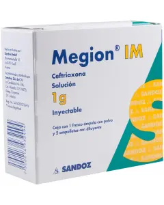 Megion Im Inyección 1 Solución Frasco Ámpula