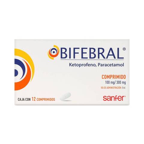 Bifebral 12 Comprimidos Caja