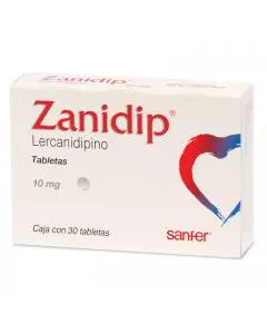 Zanidip 30 Tableta Caja