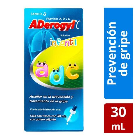Aderogyl C Infantil Con Vitamina A, D Y C