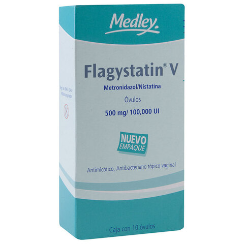 Flagystatin V 10 Óvulo Caja