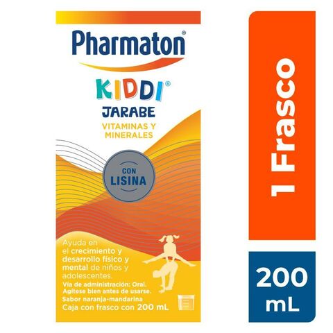 Pharmaton Kiddi Sabor Naranja - Mandarina