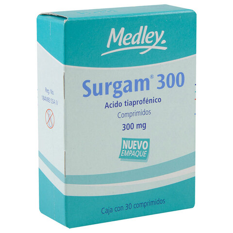 Surgam 30 Comprimidos Caja