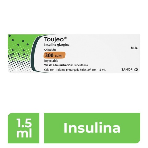Toujeo Refrigerado 1 Inyección Pluma Prellenada