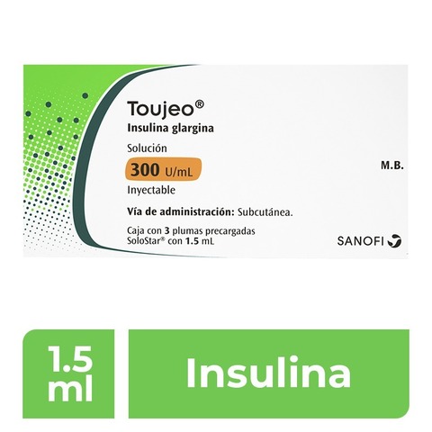 Toujeo Refrigerado 3 Inyección Pluma Prellenada