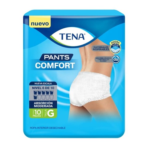 Tena Pants Comfort Ropa Interior Desechable Talla Grande Absorción Moderada