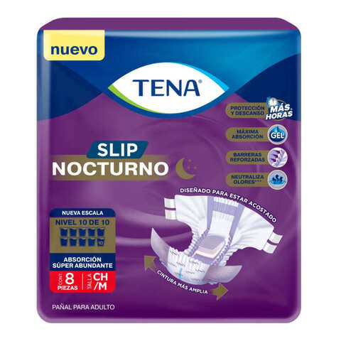 Tena Slip Nocturno Pañal Para Adulto Talla Ch/m