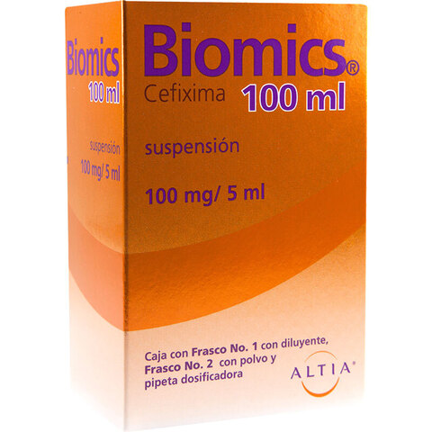 Biomics 100 Ml Suspensión Frasco Dosificador