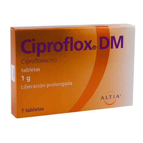 Ciproflox Dm 7 Tableta Caja