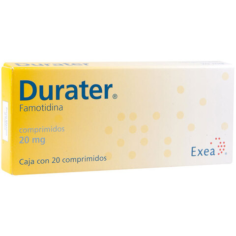 Durater 20 Comprimidos Caja